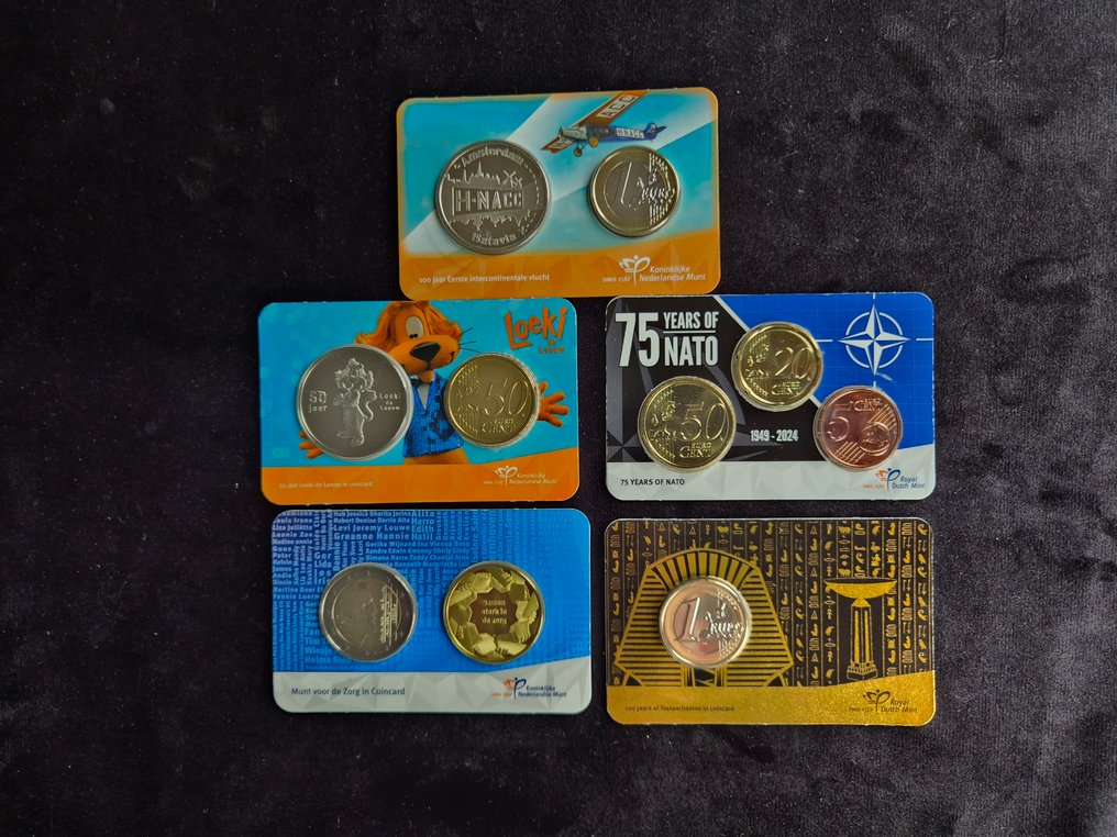 Nederland. Coin Card 2022/2024 (5 stuks) (Zonder Minimumprijs) #1.0