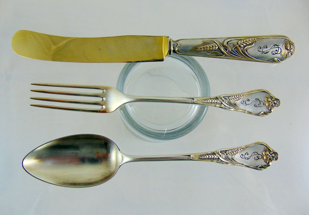 Rare Lutz & Weiss - Servizio da dessert - Germania 1900 #2.1