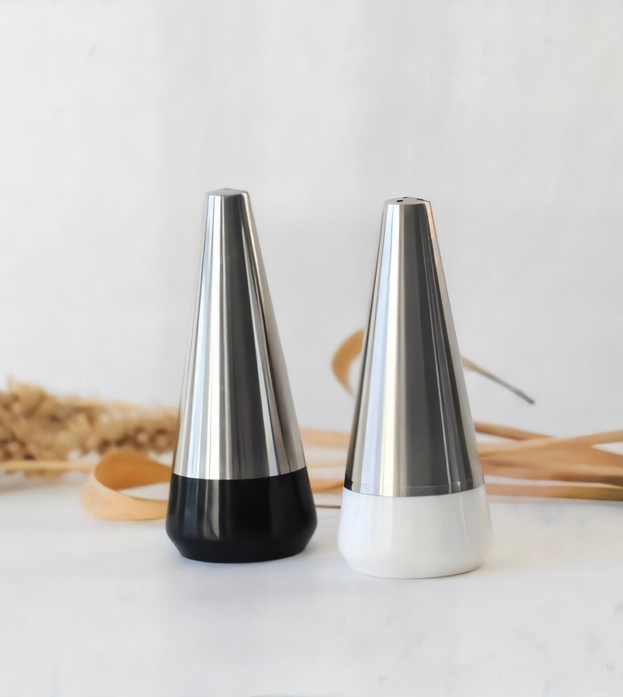 A&B Lundtofte Design - Lone Sach - 盐和胡椒瓶 (2) - Scanli - 钢, ABS Kunstof #2.1