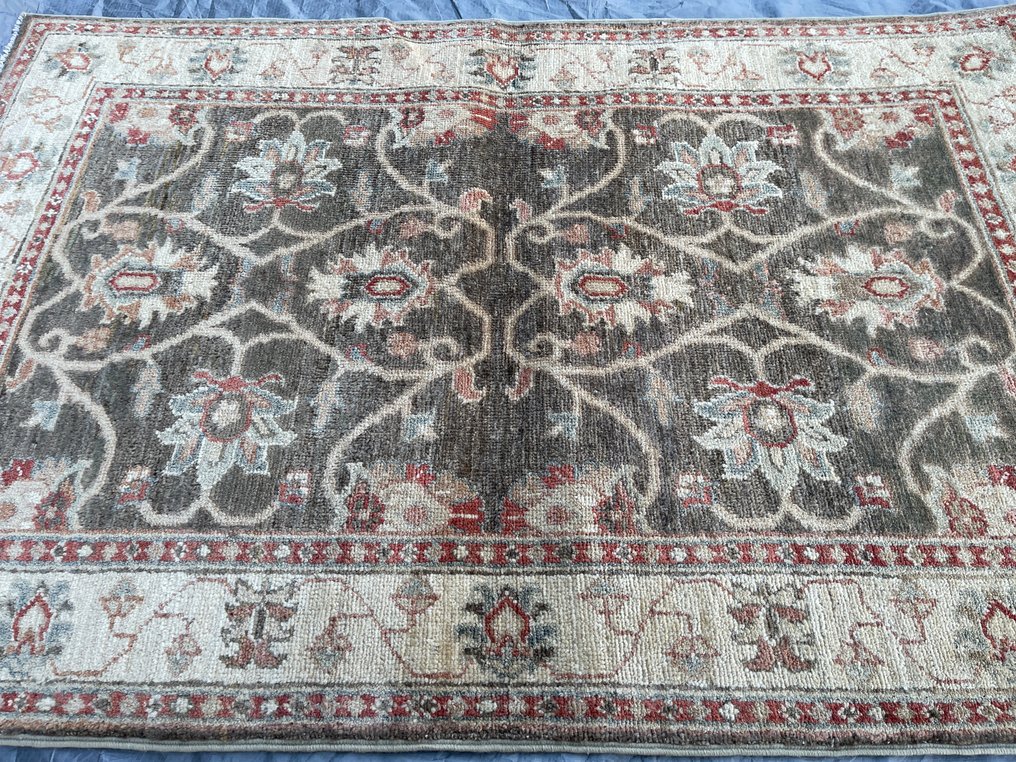 Moderner Ziegler - unbenutzt - neu - fein handgeknotet - Wolle - Teppich - 119 cm - 78 cm #4.3