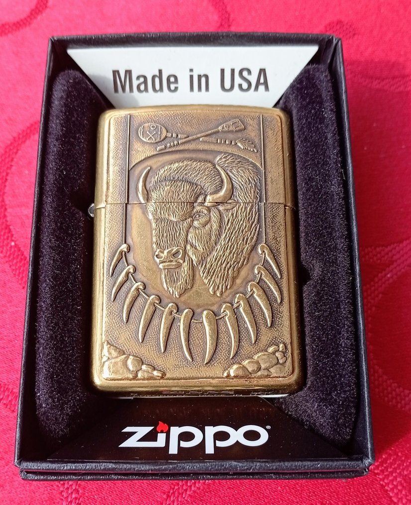 No reserve price - Pocket lighter - Brass #1.0
