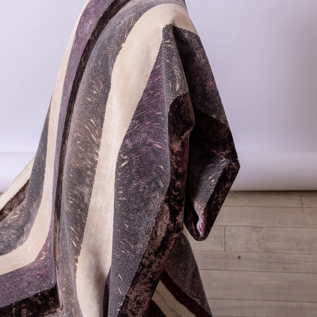 极光天鹅绒紫水晶–意大利变色天鹅绒 - 室内装潢面料  - 230 cm - 140 cm #2.1