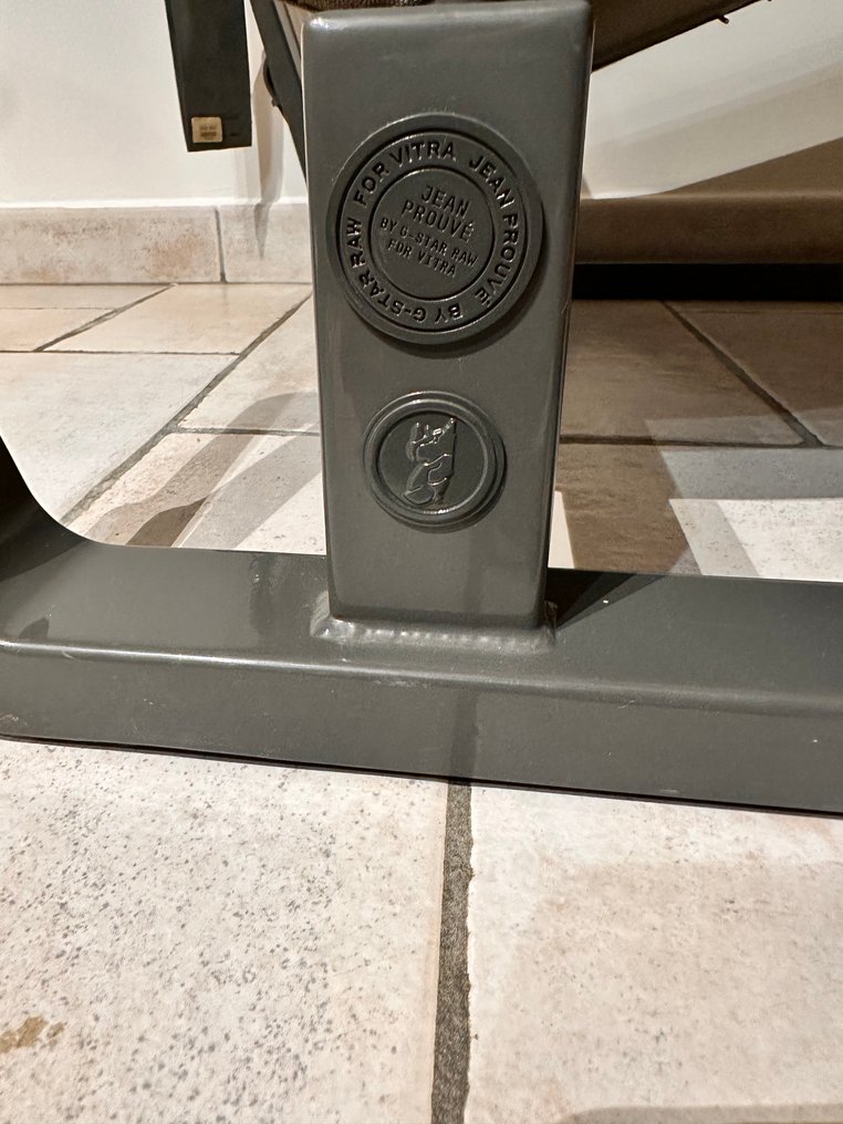 Vitra - Jean Prouvé - Armchair - Prouvé RAW - Metal, Textile #1.0