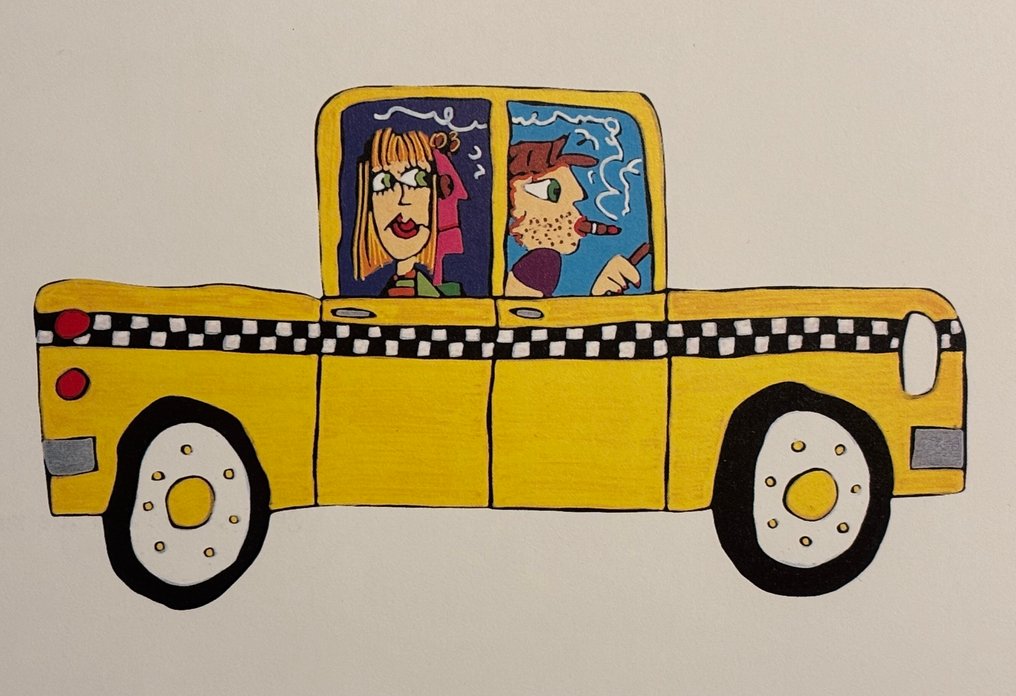 James Rizzi (1950-2011) - Taxi #3.2