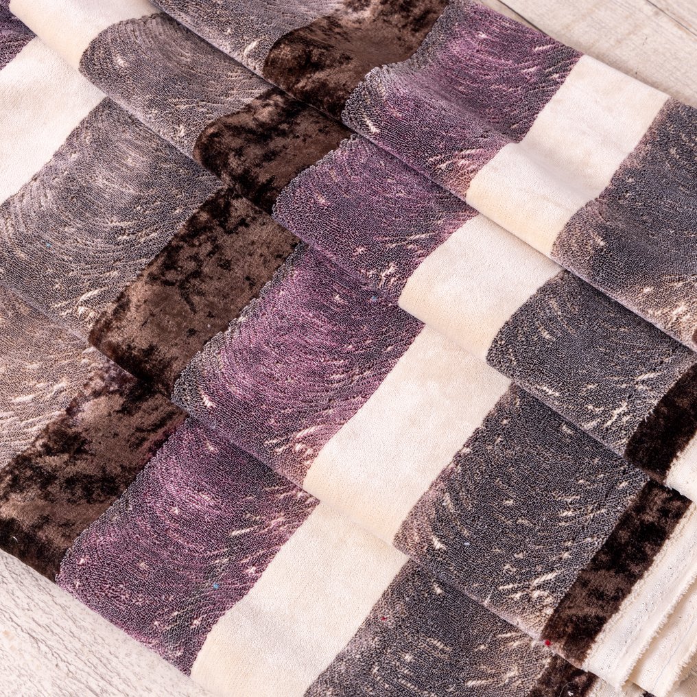 极光天鹅绒紫水晶–意大利变色天鹅绒 - 室内装潢面料  - 230 cm - 140 cm #4.3