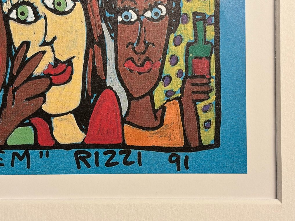 James Rizzi (1950-2011) - Hot Night in Harlem #4.3