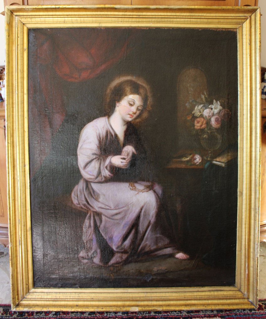 Francisco de Zurbaran (1598-1664), Navolger van - Il Bambino della spina #4.3