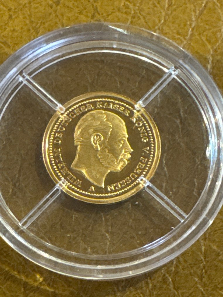 1 gram - Gold - 100 Euro Entwurf 2009 und Wilhelm I. (No reserve price) #2.1