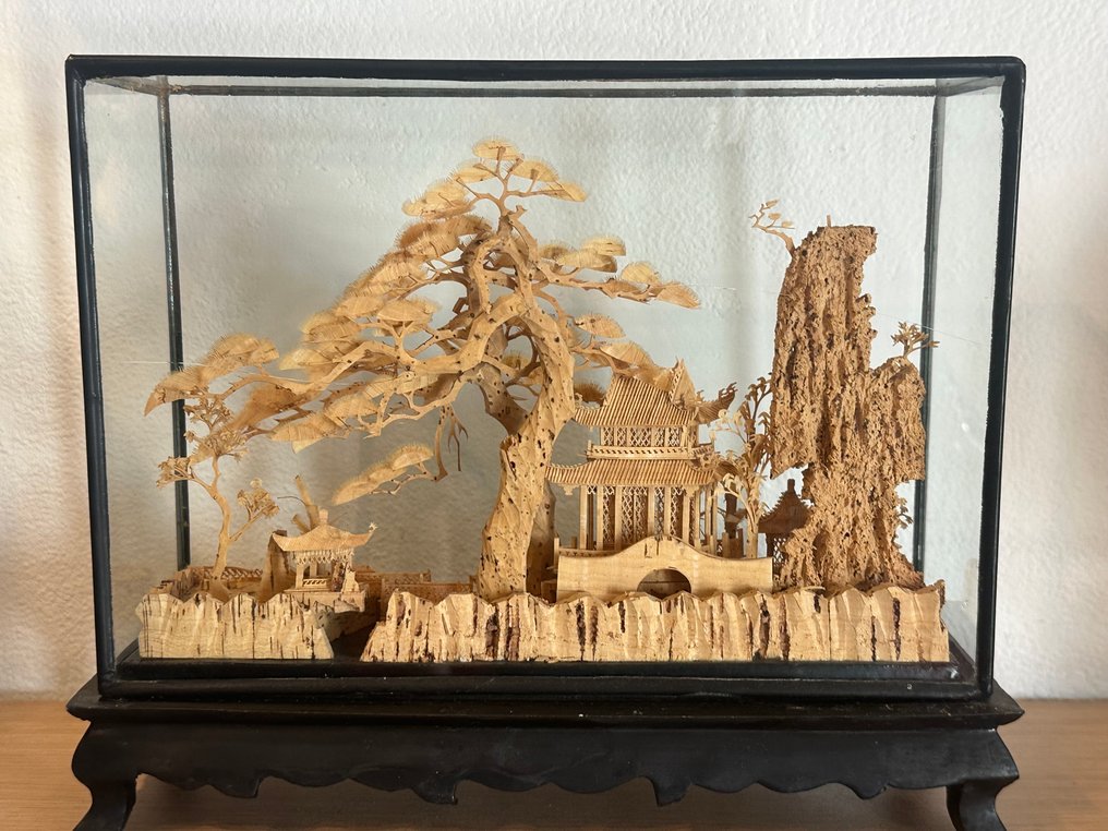 Brand Unknown - Διόραμα Diorama antico cinese in sughero degli anni '40 - Κίνα #1.0