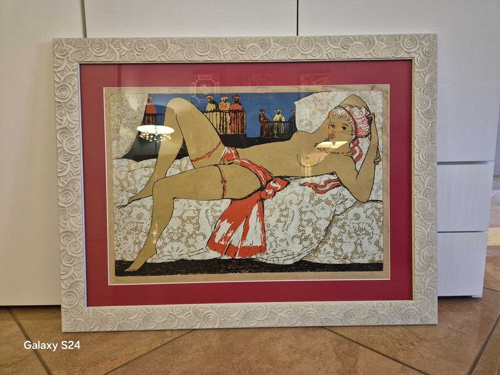 Salvatore Fiume (1915-1997) - Somala sdraiata #3.2