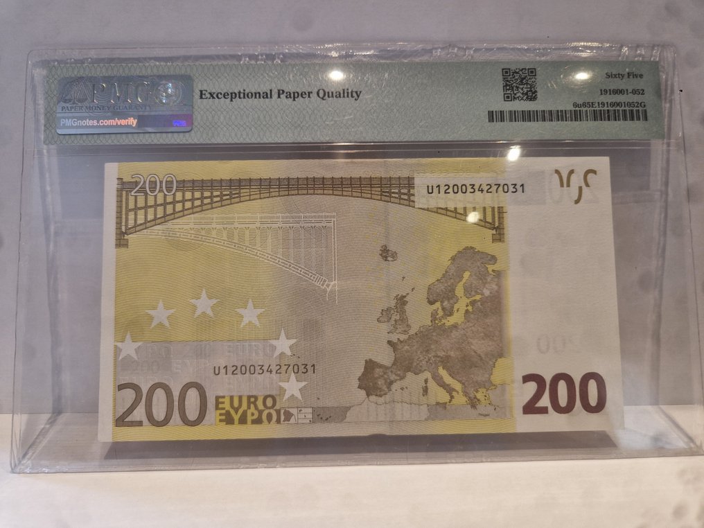 Ευρωπαϊκή Ένωση - Γαλλία. - 200 Euro 2002 - Duisenberg T001 - Pick 6u #1.0