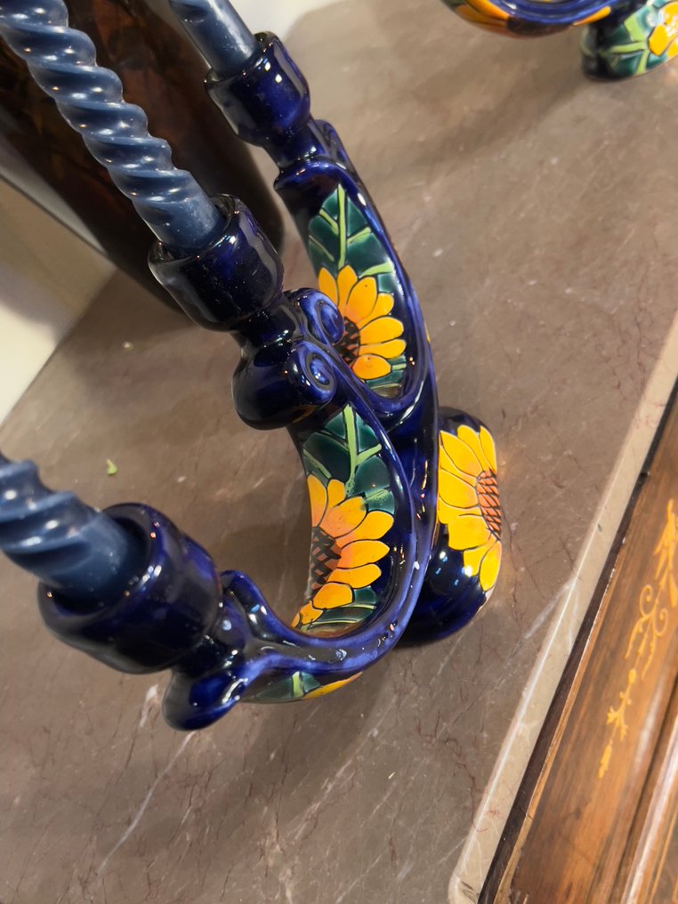 Candlestick (2) - Ceramic - Set, ceramics #4.3