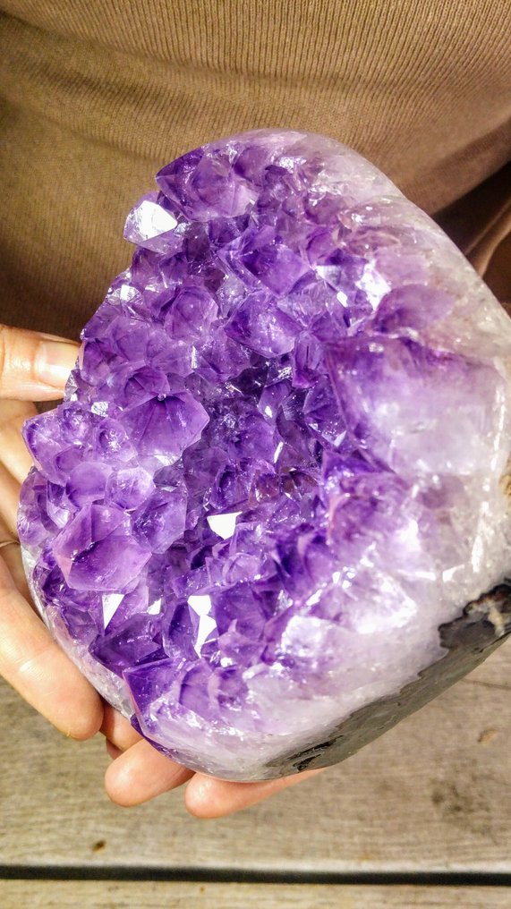 Amethyst Druse - Cluster Freeform - Height: 16 cm - Width: 13 cm- 1895 g #3.2