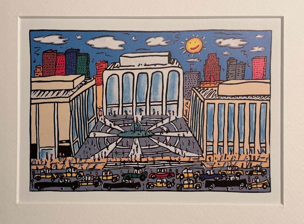 James Rizzi (1950-2011) - Visit the Metropolitan Opera House at Lincoln Center #2.1