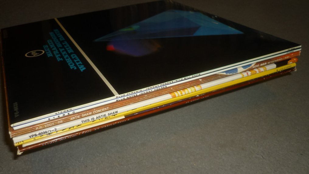 Johnny Hodges, Artie Shaw, Teddy Wilson - Lot of 7 legendary Jazz albums - 2x Double Album - unplayed - Multiple titles - LP Albums (multiple items) - 1959 #1.0