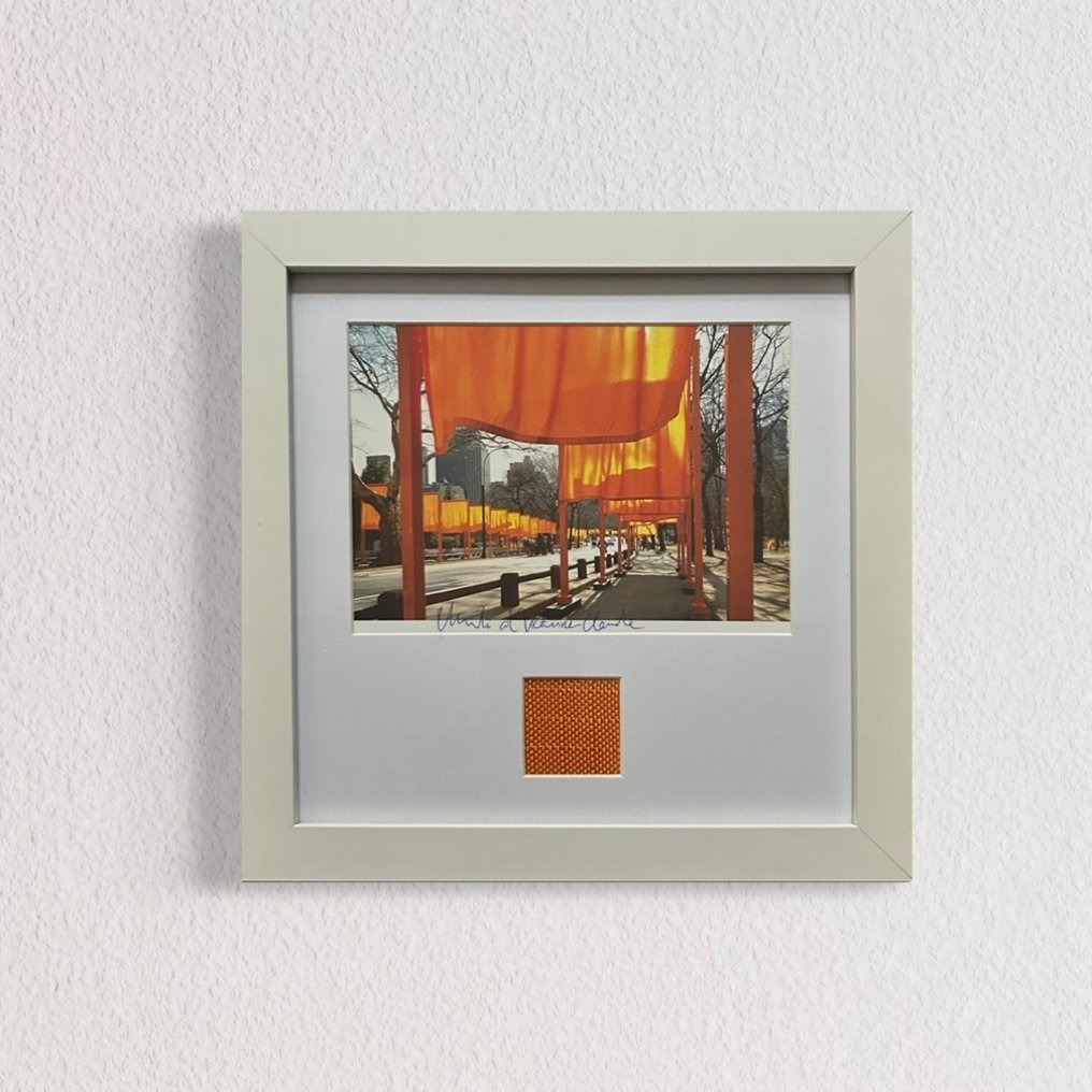 Christo & Jeanne-Claude (1935-2020) - The Running Fence - signed by hand #1.0