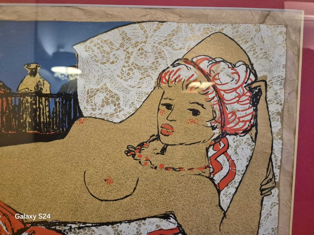 Salvatore Fiume (1915-1997) - Somala sdraiata #2.1