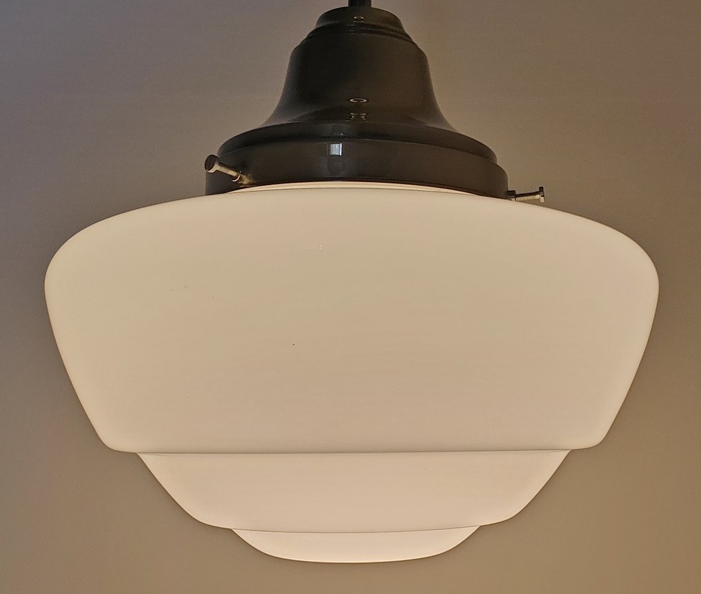 Lamp - Opaline glass, Nikkel #1.0