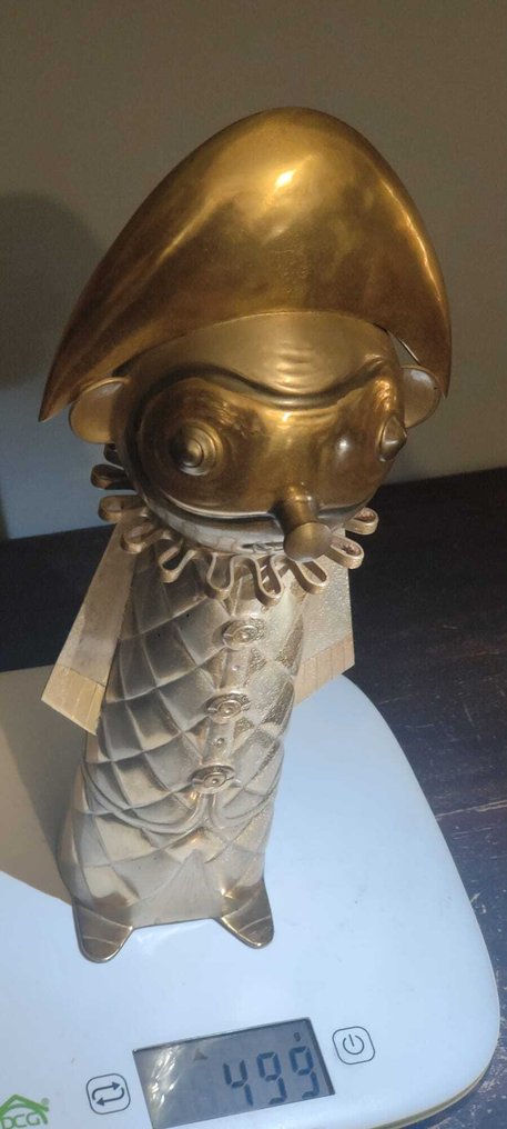 Statue, arlecchino - 28 cm - .800 silver #4.3