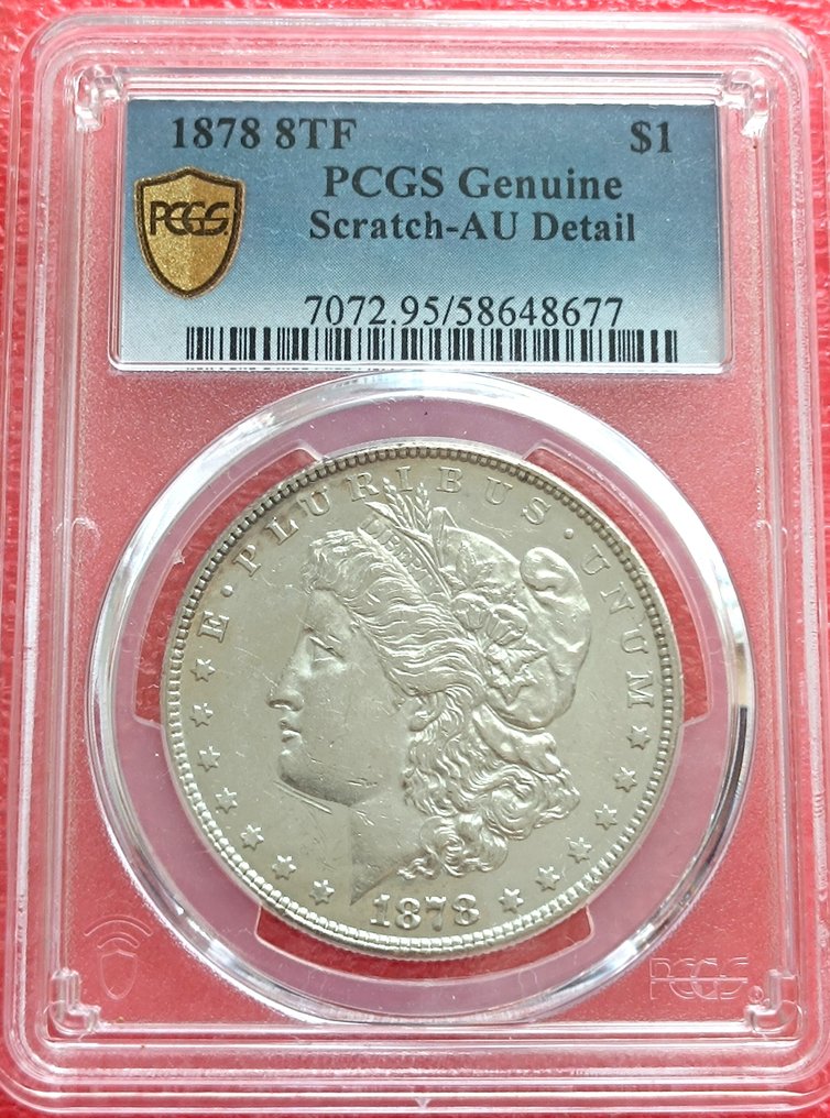USA. Morgan Dollar 1878 8TF #1.0