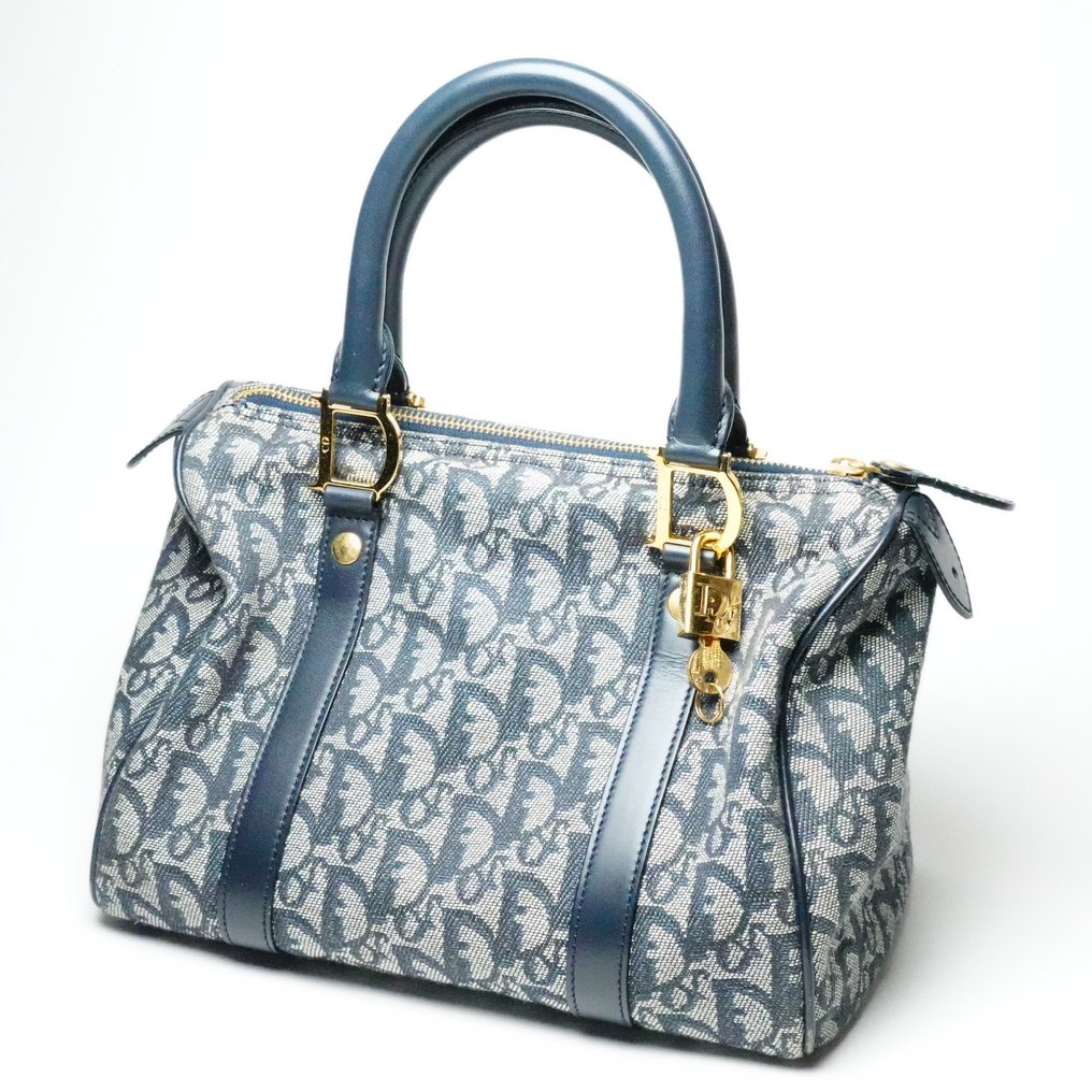 Christian Dior - Trotter Mini Boston Bag with Padlock & Keys - Handbag #1.0