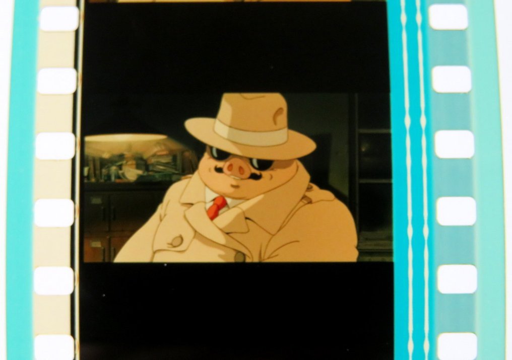 Studio Ghibli – Bande de film 35mm de Porco Rosso (découpage de 5 images) – Réalisé par Hayao Miyazaki Cellule de film Nombre d'articles : 1 #1.0