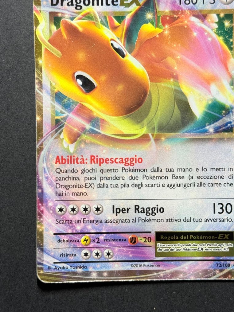 Pokémon - 10 Card - Chansey, Dragonite, Gyarados, Exeggutor, Mewtwo, Charmander, Charmeleon, Staryu, Haunter, Ponyta Holo, Reverse holo, Rara segreta - XY - Evolutions #4.3