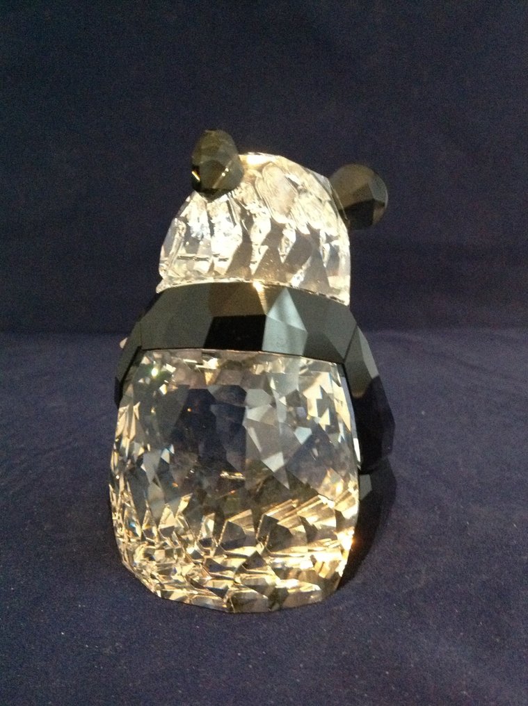 雕像 - Swarovski - Jaarstuk 2008 - Panda's - 900918 - met doos, certificaat en plaquette - 水晶 #4.3
