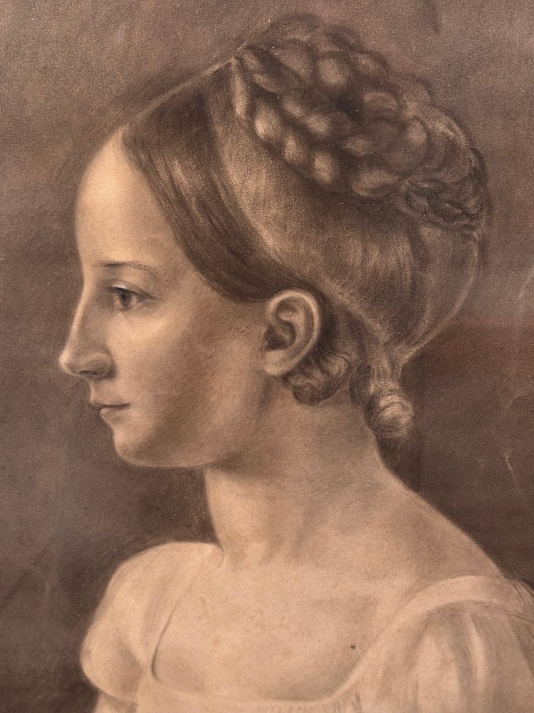 Scuola francese (XIX) - Ritratto di bambina #4.3