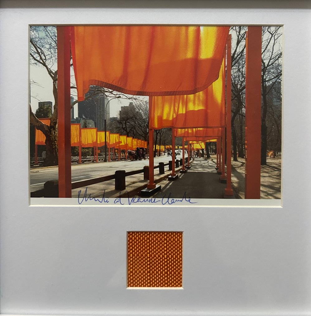Christo & Jeanne-Claude (1935-2020) - The Running Fence - signed by hand #3.2