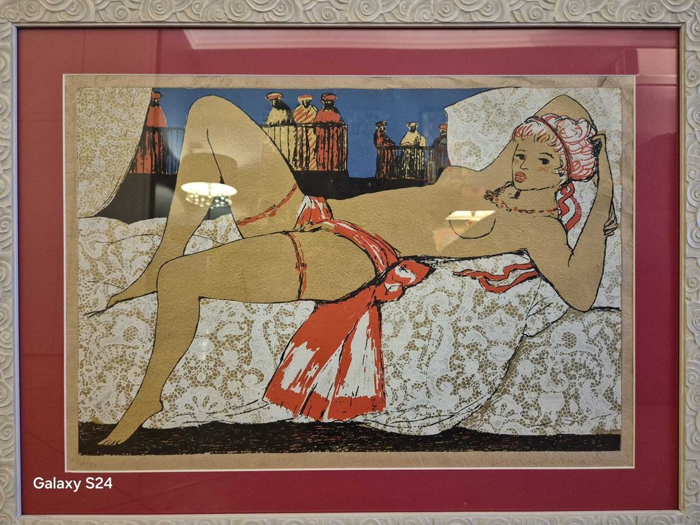 Salvatore Fiume (1915-1997) - Somala sdraiata #1.0