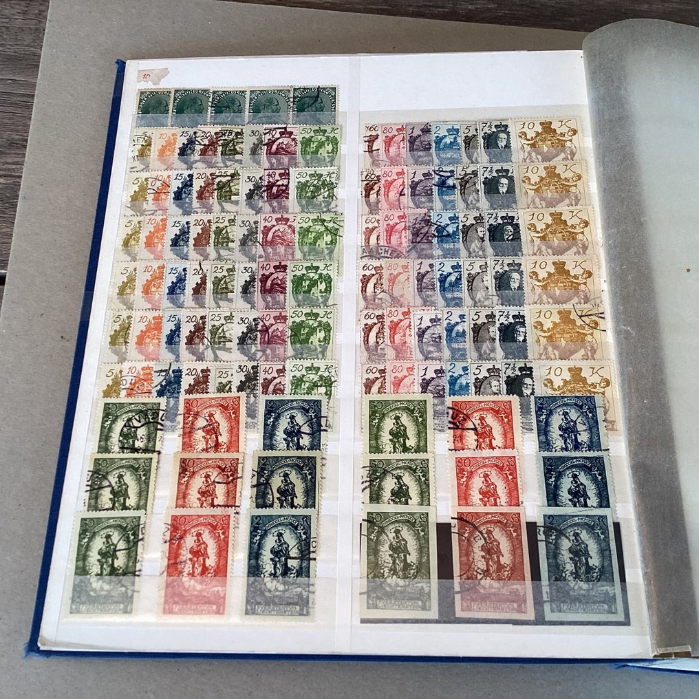 Liechtenstein 1912/1970 - Wichtiger, gut gefüllter Bestand im Bestandsbuch, unter anderem mit einer vollständigen Reihe von - Michel 1/535 #1.0