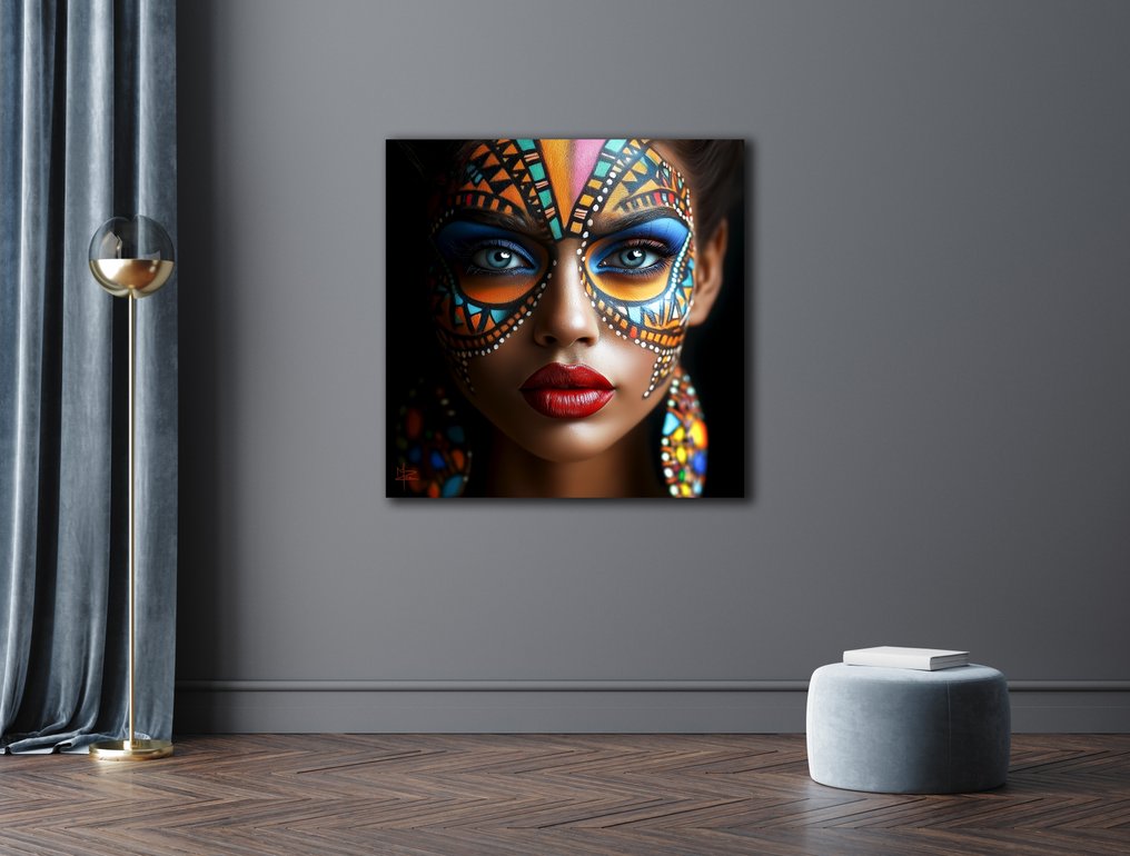 PLM-Art - Painted Face XL #2.1