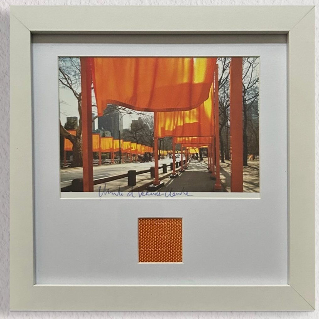 Christo & Jeanne-Claude (1935-2020) - The Running Fence - signed by hand #1.0