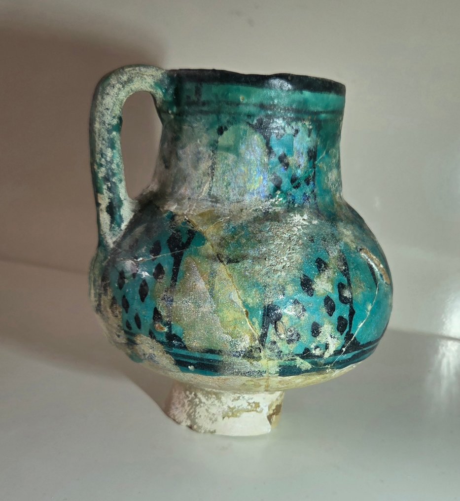 伊斯蘭 卡尚绿松石水壶 #1.0