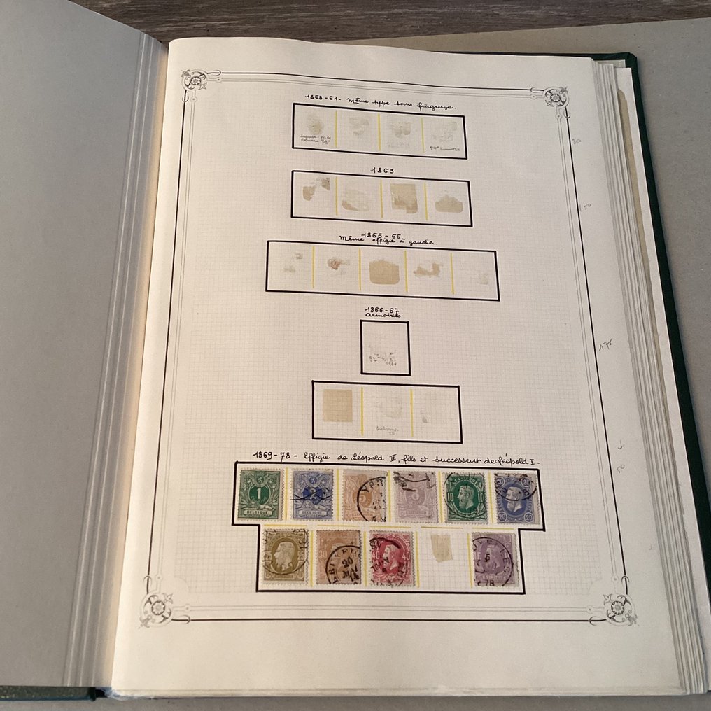 比利时 1869/1944 - 在21页的专辑中收集了Pellens、Orval、Jubileumreeks和安特卫普市徽章。 - OBP #1.0
