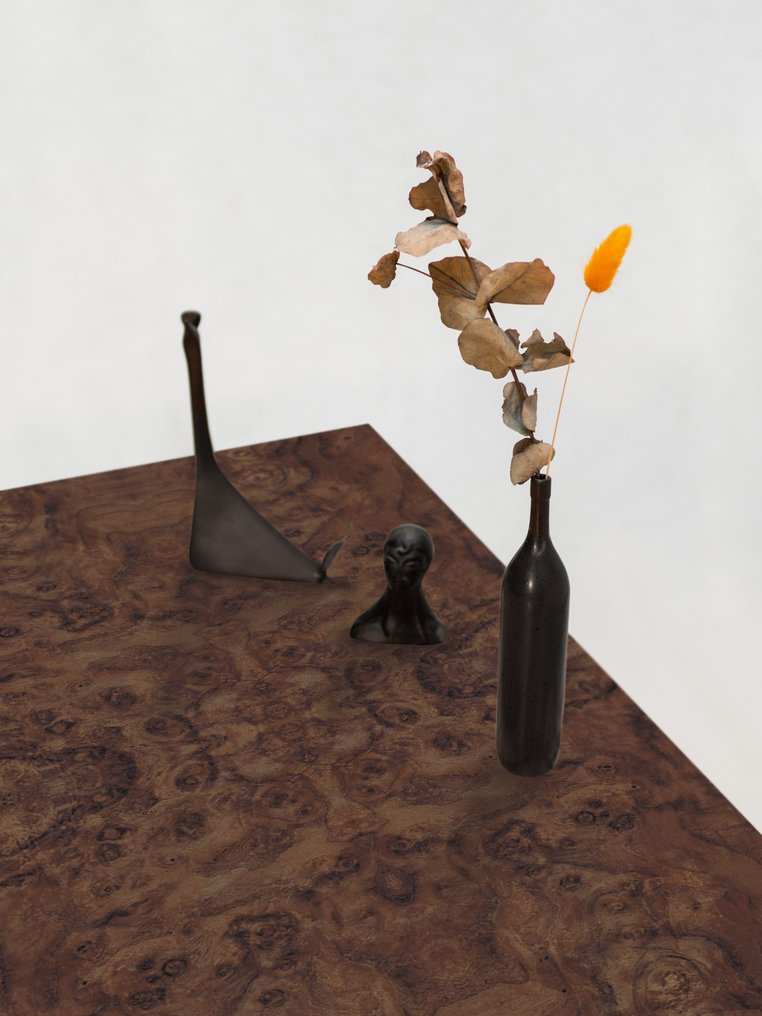 Formaminima - Τραπέζι σαλονιού - Ξύλο καρυδιάς από μπορντούρα - Χαμηλό Τραπέζι Καφέ RE02 #3.2