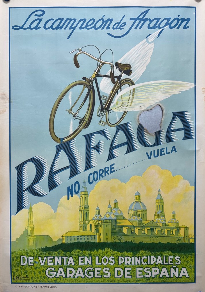 F. De Prado - Bicicleta Rafaga - Barcelona, Spain - Anni ‘30 #1.0