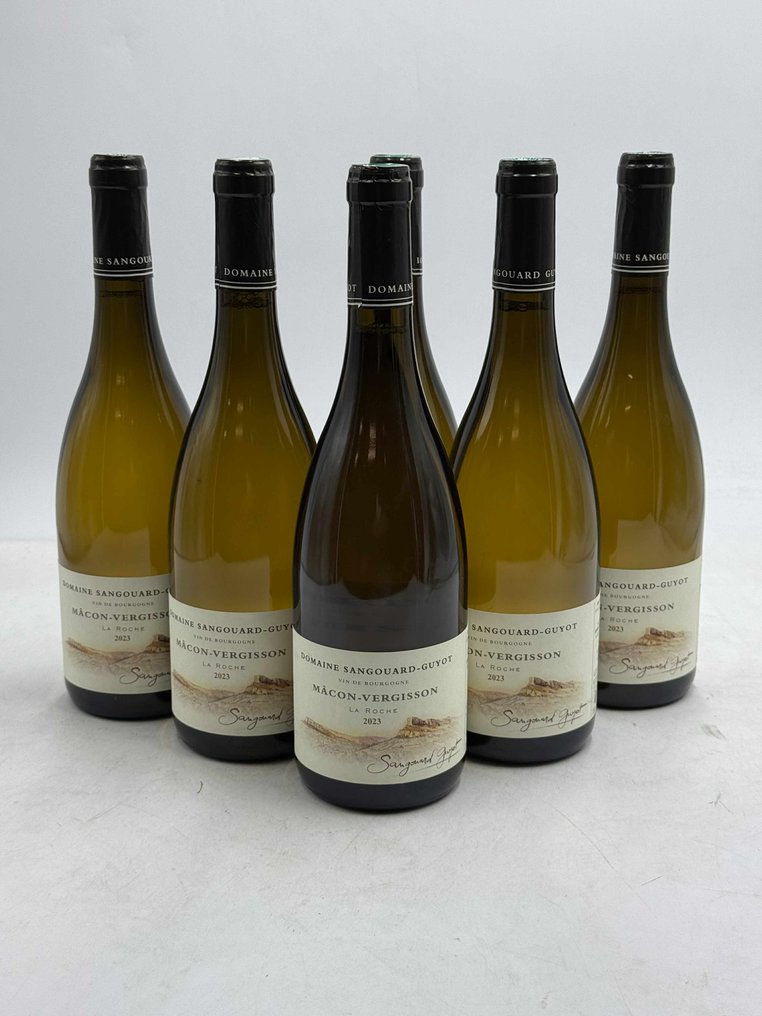 2023 Domaine Sangouard-Guyot Mâcon Vergisson La Roche - Mâconnais - 6 Flasker (0,75 L) #1.0