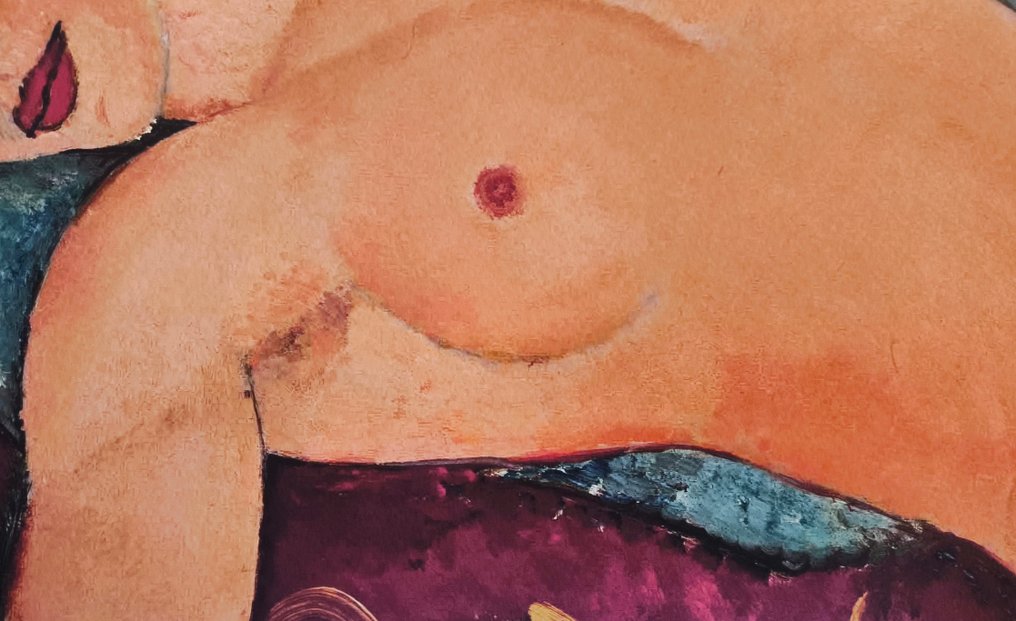 Amedeo Modigliani (1884-1920) (after) - "Nu Couché, 1917-18" #4.3