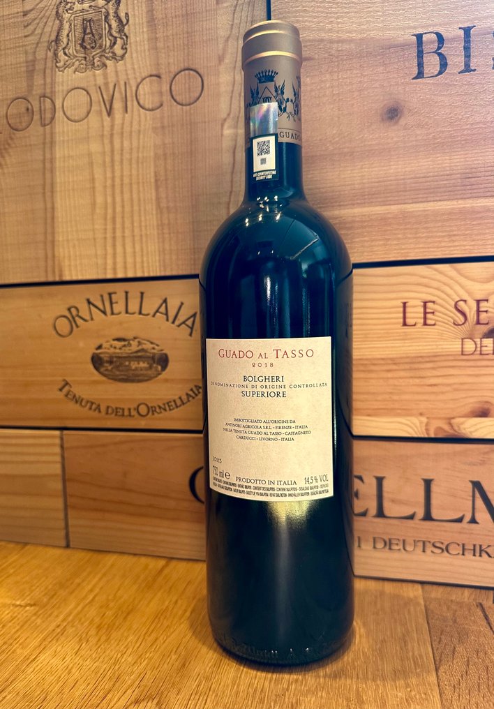 2018 Guado al Tasso - Bolgheri Superiore - 1 Bottle (0.75L) #1.0
