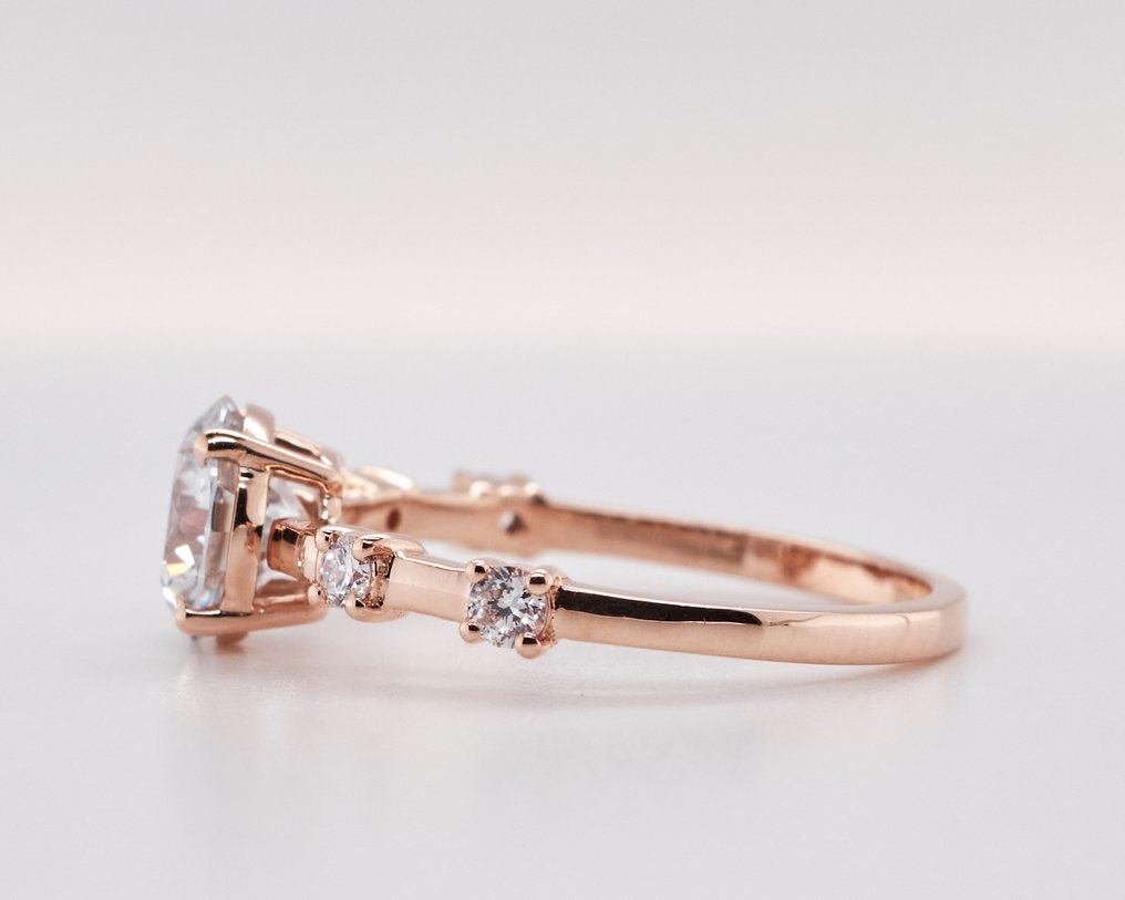 χωρίς τιμή ασφαλείας - Δαχτυλίδι - 14 καράτια Ροζ χρυσό - 1.56ct. tw. Διαμάντι (Εργαστηριακής καλλιέργειας) - Διαμάντι #3.2