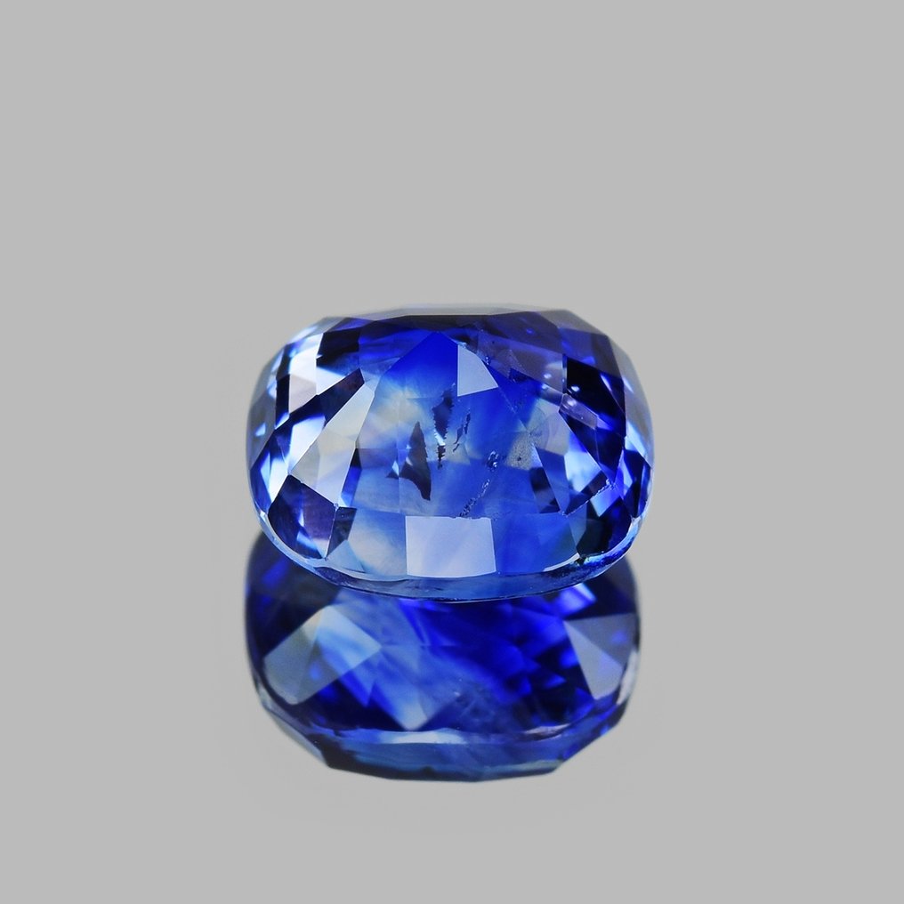 1 pcs Albastru Safir - 2.11 ct - Bellerophon Gemlab - Ceylon (Sri Lanka) #2.1