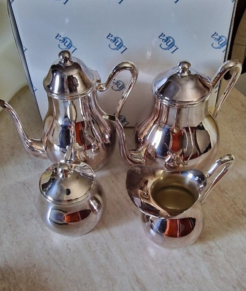 咖啡及茶水用具 (4) - inglese - .800 银 - 冲压 209 PA 800 #1.0