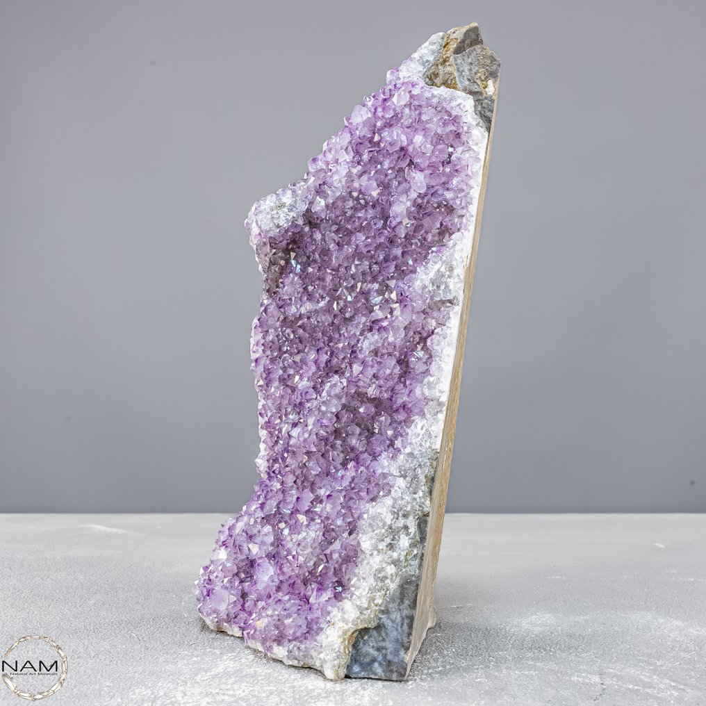 O geodă uimitoare de ametist. Splendoare cristalină în violet- 988.43 g #2.1