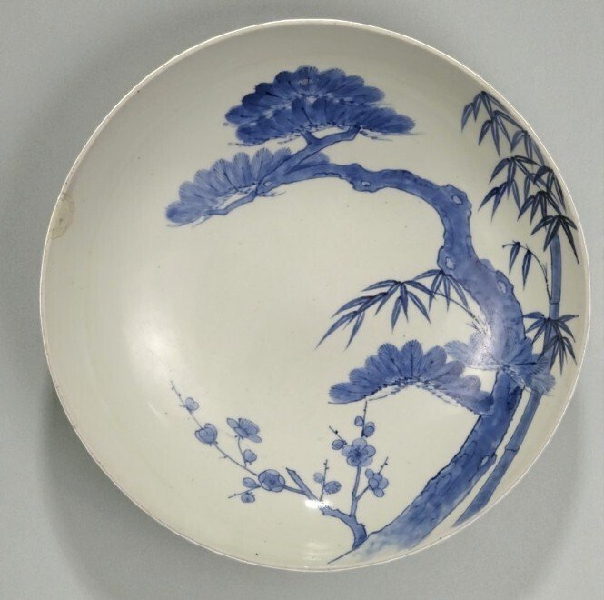 Nabeshima kiln - Bord - Porselein - met den, bamboe & pruim #1.0