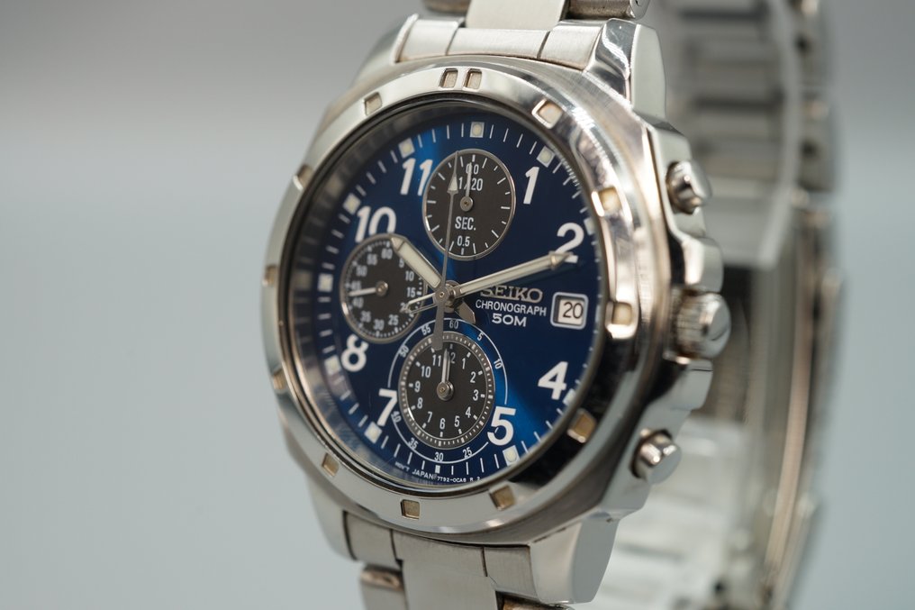 Seiko - Chronograph 50M - No reserve price - 7T92-0CA0 - Men - 2000-2010 #4.3