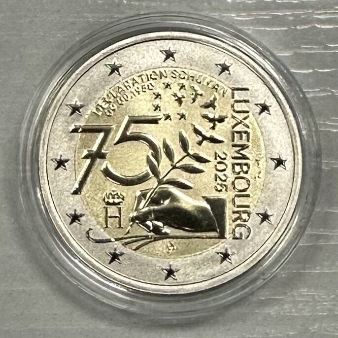 盧森堡. 2 Euro 2024/2025 (4 monnaies) Reverse Proof (沒有保留價) #4.3
