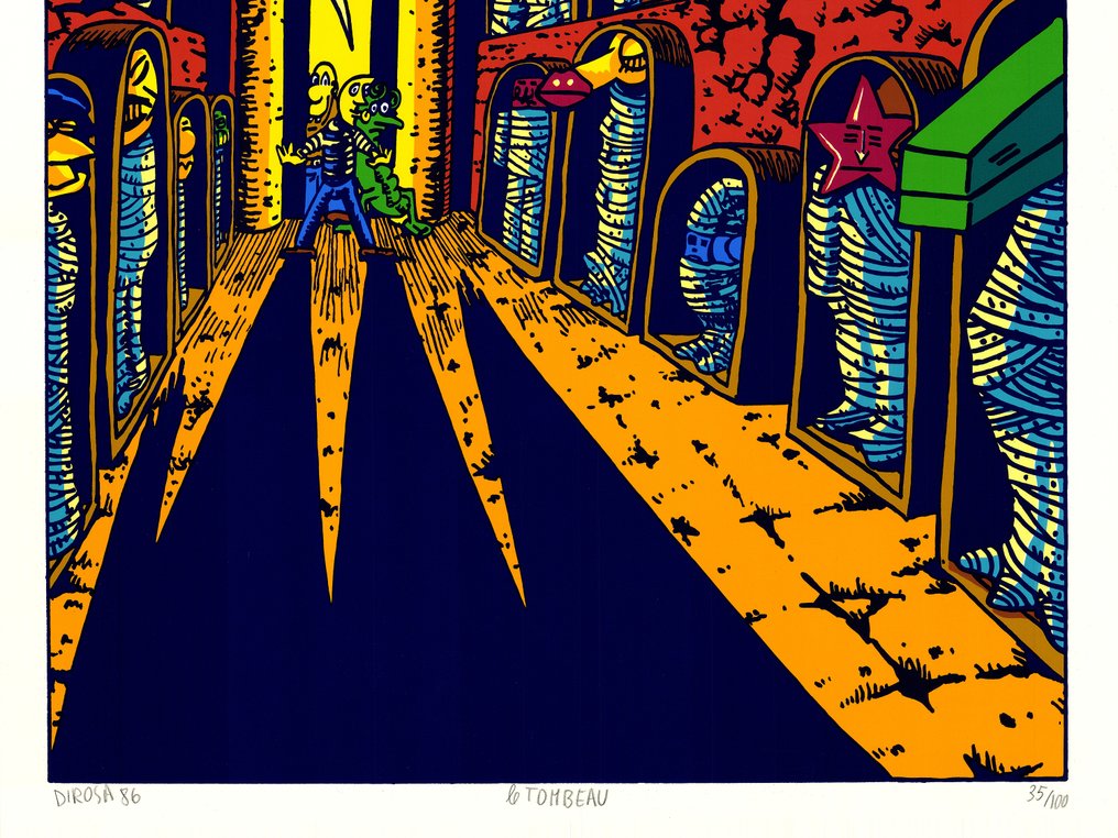 Hervé Di Rosa (1959) - Le tombeau #2.1