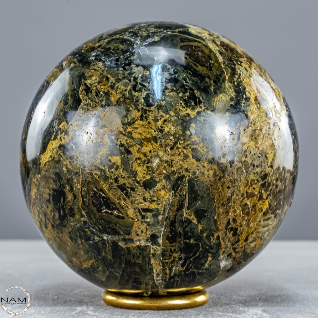 Πολύ σπάνιο φυσικό φανταστικό όπλα. Sphere, Ινδονησία- 1412.68 g #2.1